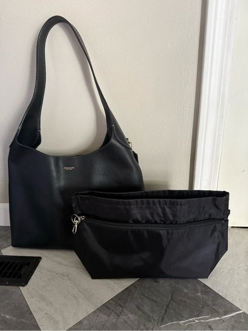Coach Brooklyn 34 Hobo Bag with Custom Insert